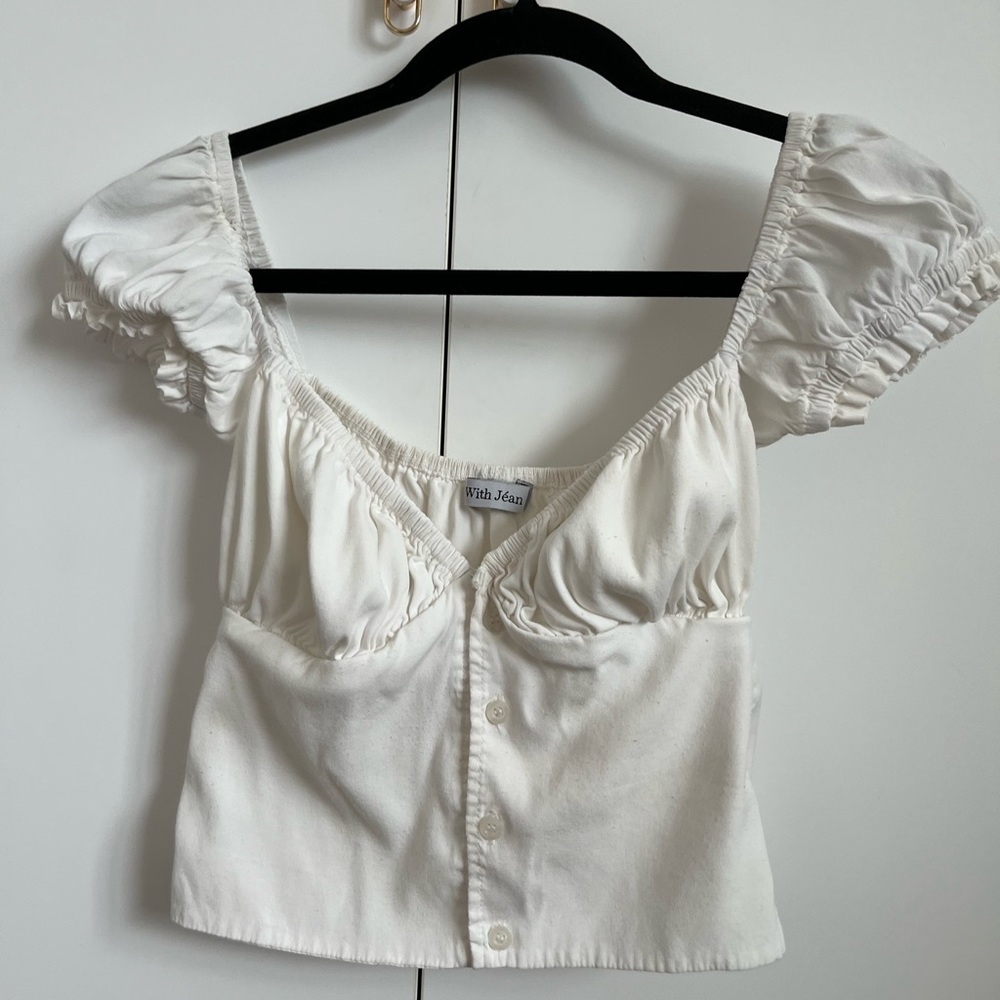 With Jéan milkmaid Louie top